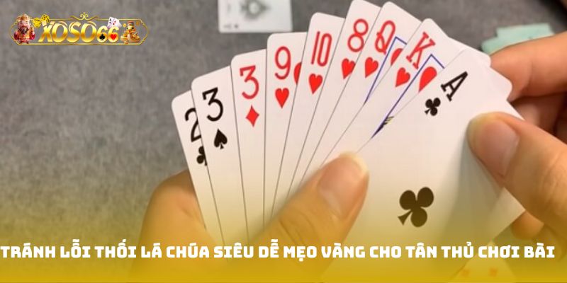 Tránh lỗi thối lá chúa siêu dễ mẹo vàng cho tân thủ chơi bài